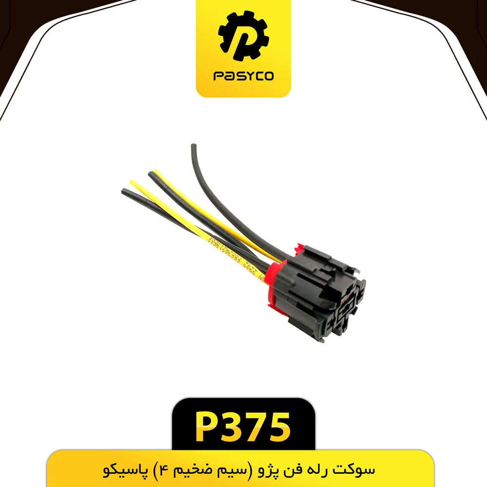 سوکت رله فن (سیم ضخیم 4 ب 20 عددی) پژو 405 پاسیکو - کد 375