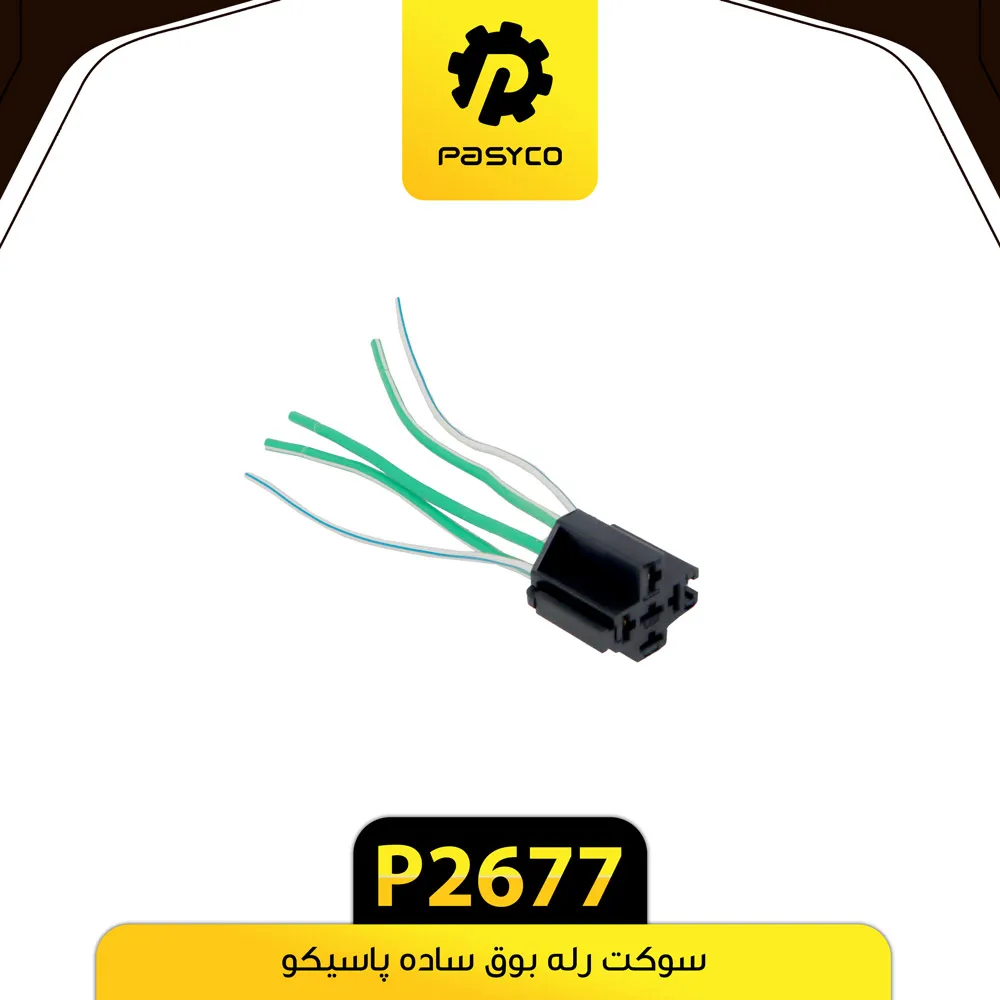 سوکت رله بوق (4، 5 فیش ب 10 عددی)  پاسیکو - کد P 2677
