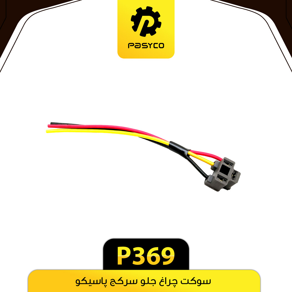 B40 - سوکت (زغال) چراغ سه فیش (ب 20 عددی)  پاسیکو - کد 369